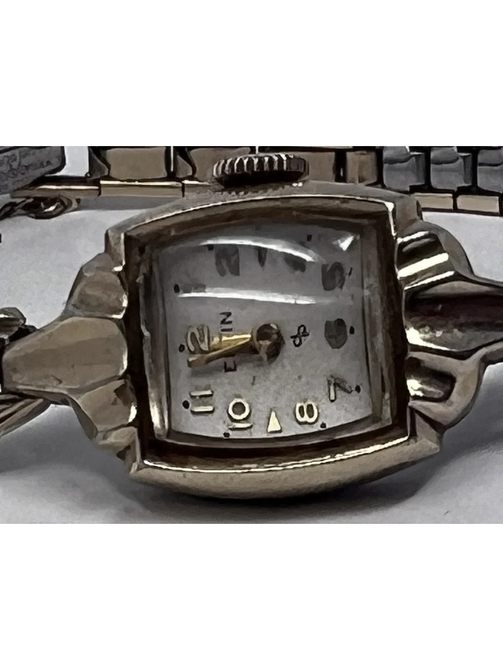 Vintage Elgin Ladies Stainless Steel Wristwatch